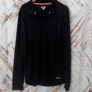 Omni Wool Quarter Zip Wool Blend Shirt